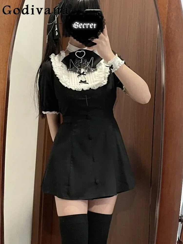 

Japanese Mine Mass-Produced Lace High Waist Slim Elegant Shorts Suit Office Lady Two Piece Closing Set Evening Party Dresses