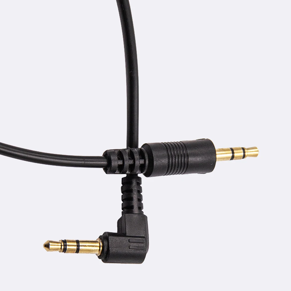 HOT 1PC 3.5mm Jack Aux Cable Male to Male Gold Plated 90 Degree Angle Audio Cable for MP3 Car Headphone Phone Speaker 30CM