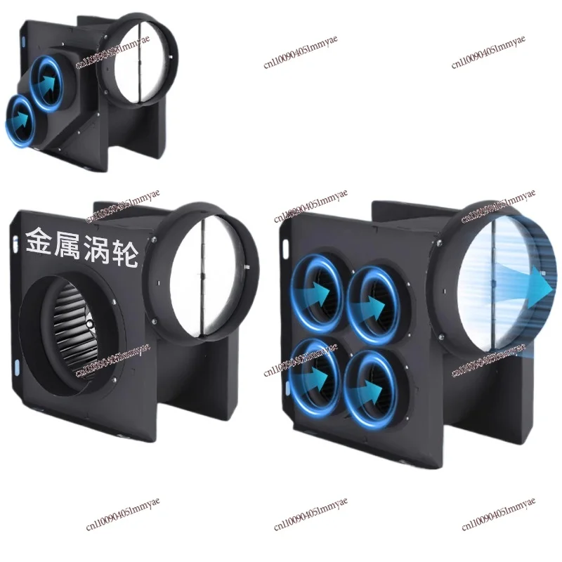 

Split centrifugal turbine duct fan one to two exhaust exhaust fan hotel bathroom exhaust ventilation fan island
