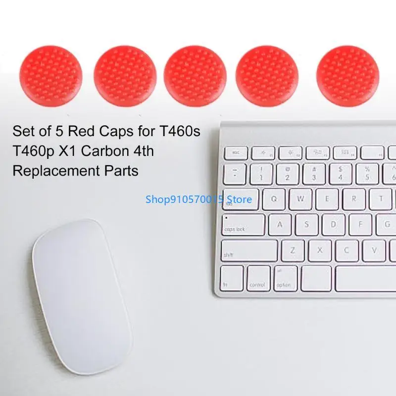 B95C Caps for X1c Gen8, L14, L15 Laptops Little Redness Ridings Hood Small Redness Dot Caps 3MM