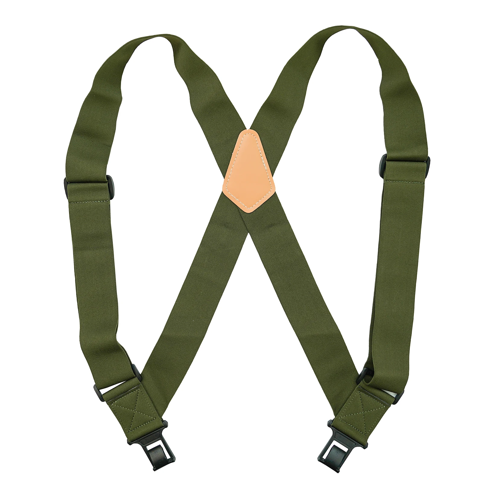 MELOTOUGH-Outback Side Clip camionista suspensórios, suspensórios lixados, elástico, 2 polegadas largura