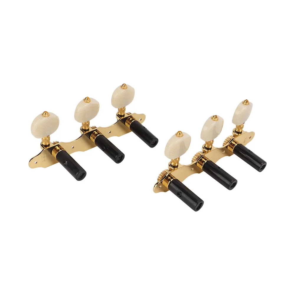 3L3R Configuration Classical Guitar Tuners Heavy Duty Internal Gear Dragon Scales Design Guitar Tuning Pegs Rust Proof Metal