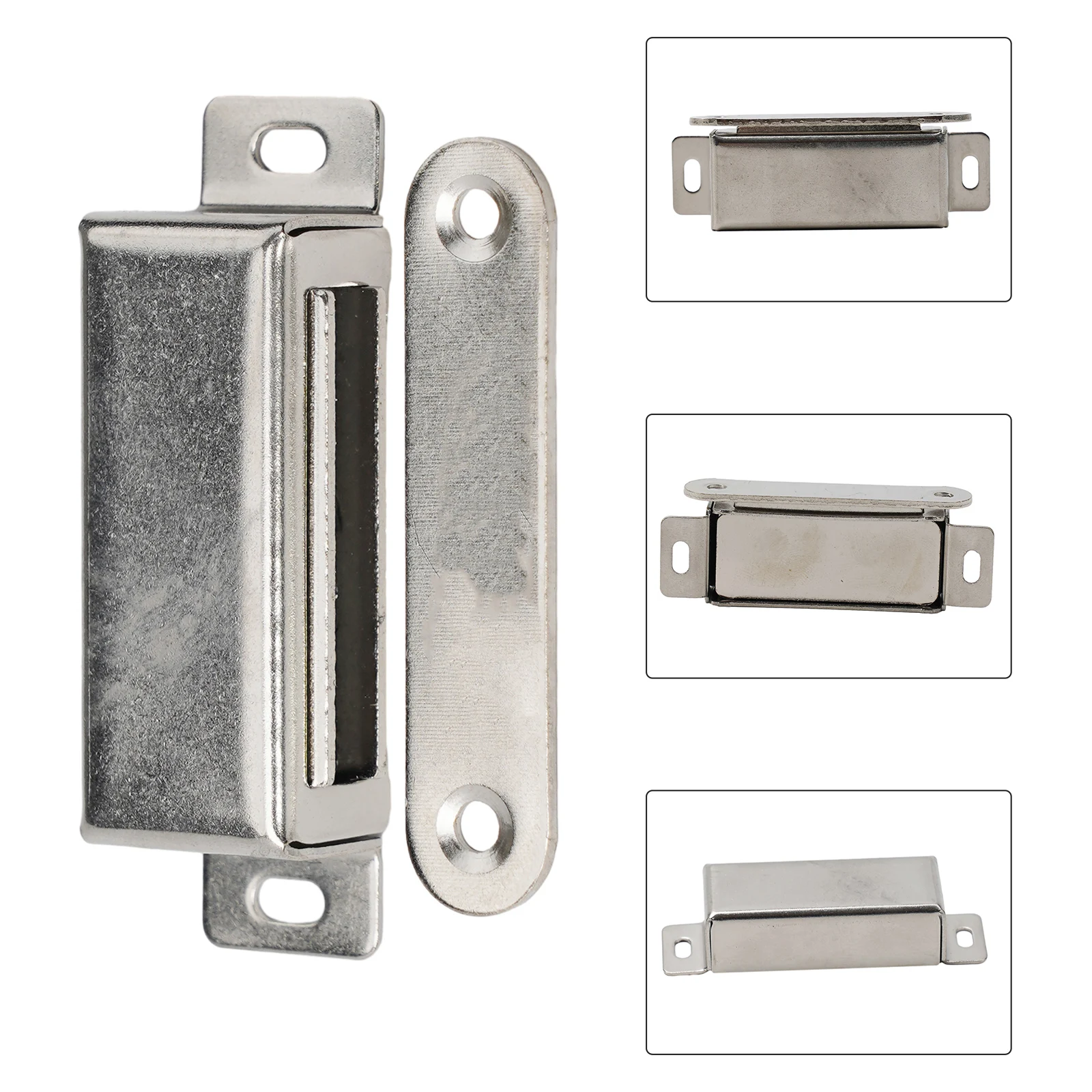 Magnetic Catch Latch Door Lock Heavy Duty Cabinet Magnet Kitchen Latch Catch With Screws Furniture Hardware