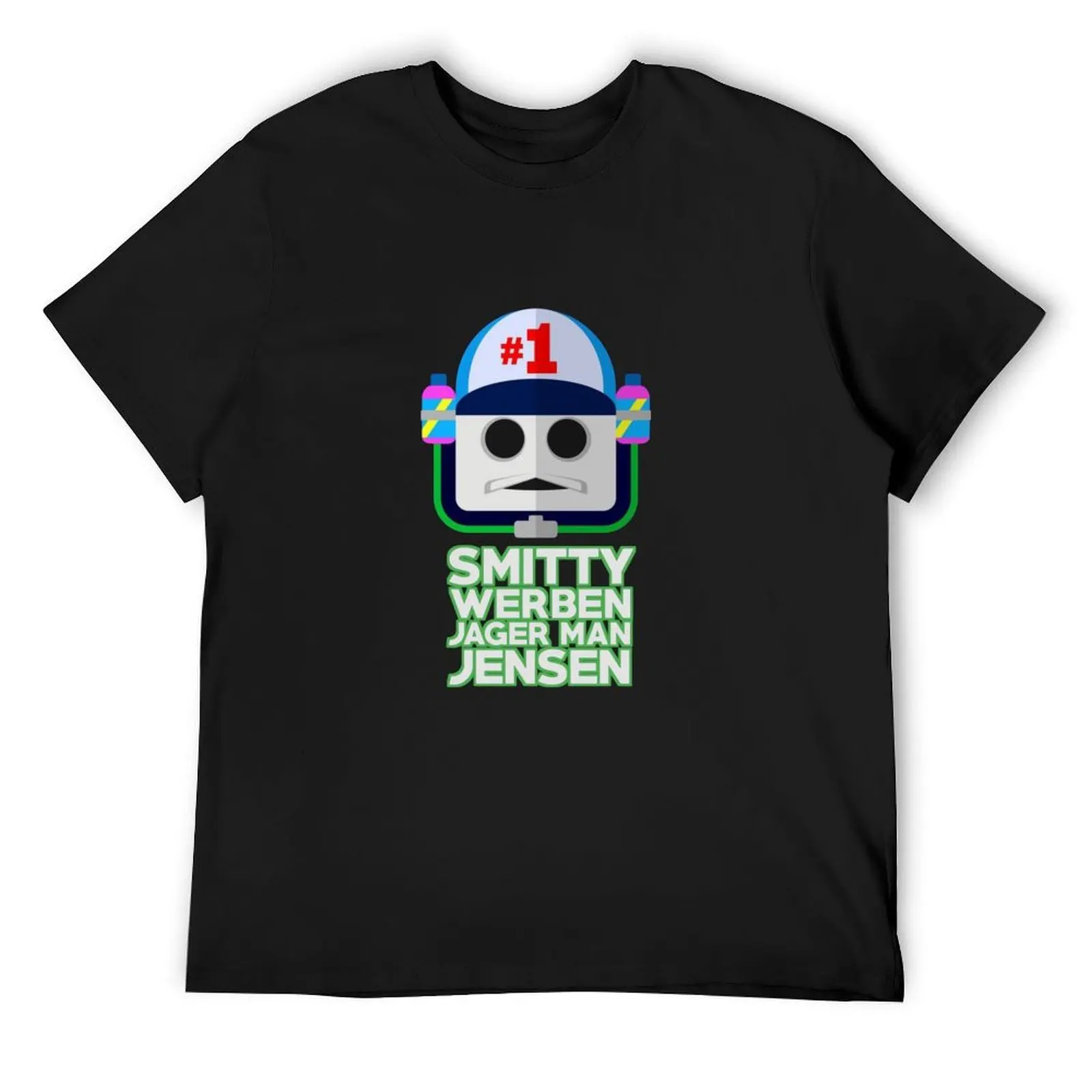 

Smitty Werbenjagermanjensen T-Shirt Personalized t-shirt basketball graphic tees funny shirt cotton anime shirts men