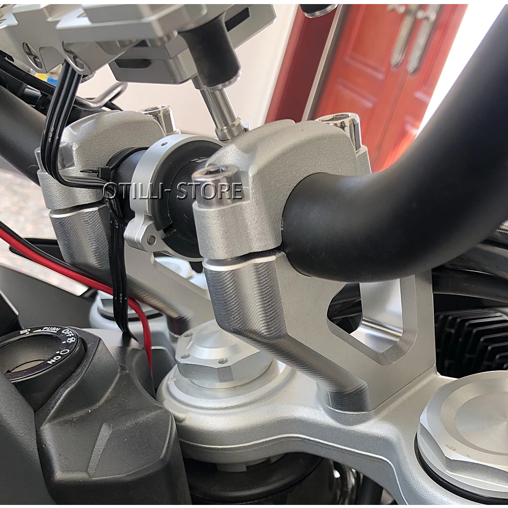 For Tiger 900 GT PRO LOW RALLY 850 Sport New Motorcycle Accessories Handle Bar Riser Clamp Extension Handlebar Adapter Bracket - Image 2