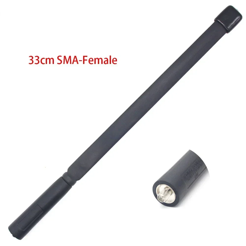 Dobrável CS Antena Tática, SMA Feminino Presunto Antena de Rádio, Dual Band, VHF, UHF para Baofeng UV-82, UV-5R, UV5R, BF-888S, 136-520MHz, 33cm