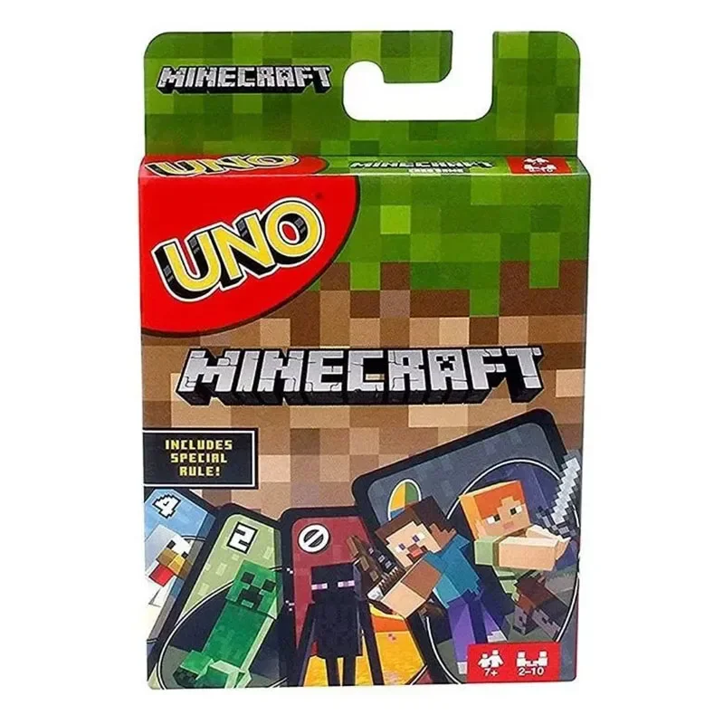 New UNO Joint Minecraft Solitaire Multiplayer Entertainment Card Game Super Fun Parent-Child Interaction Puzzle Poker