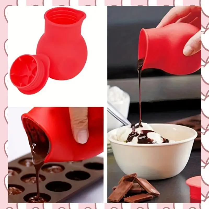 

HHTL силиконовый плавильный котел для шоколада, нагреватель масла, горшок для заливки молока, форма для масла, микроволновая печь для выпечки, кухонные аксессуары