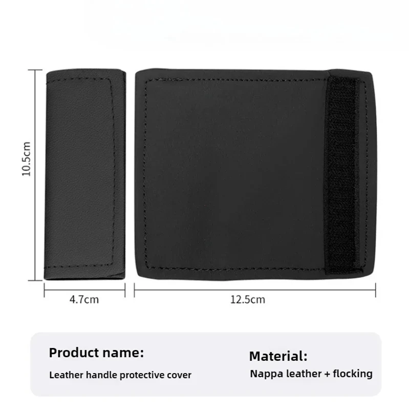 Soft Leather Car Roof Armrest Protective Cover Pull Handle Gloves Protection Interior Accessories - view 6