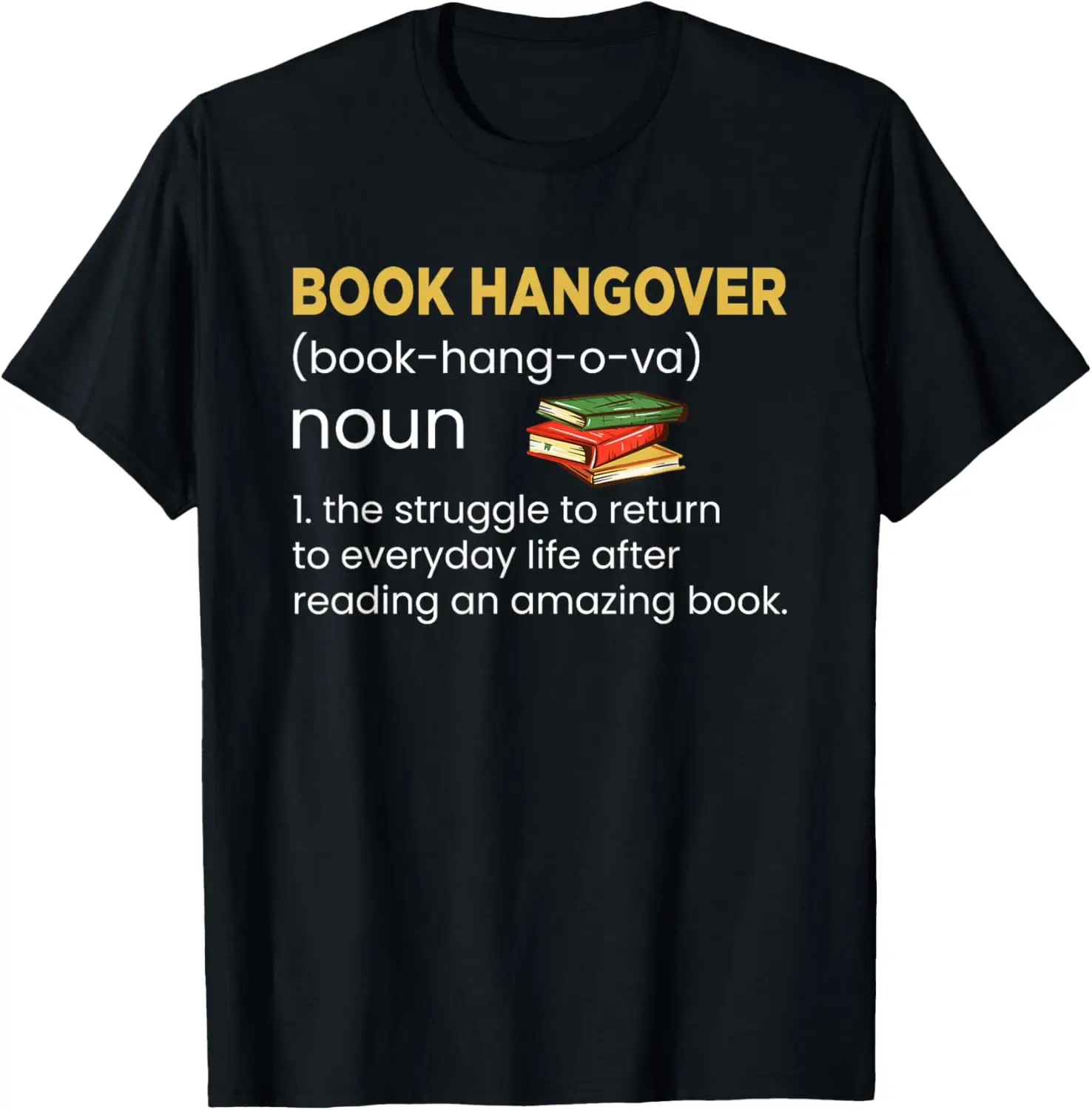 Book Hangover Shirt Funny Book Saying Graphic Tee Reading T-Shirt