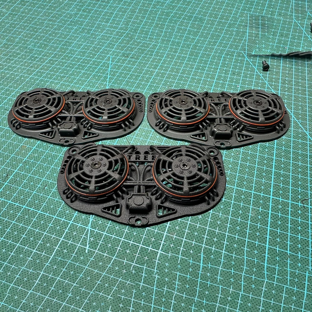 محاكاة الساخن مروحة المبرد الديكور ل 1/10 RC الزاحف سيارة Traxxas TRX4 المدافع برونكو محوري SCX10 RC4WD D90 الرياضة جيب جزء