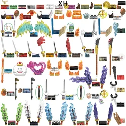 The Action Figures Weapons Pants Hair Parts Model Blocks MOC Bricks Set Gifts Toys X0352 X0353 X0355 X0356 X0357 X0358 X0359