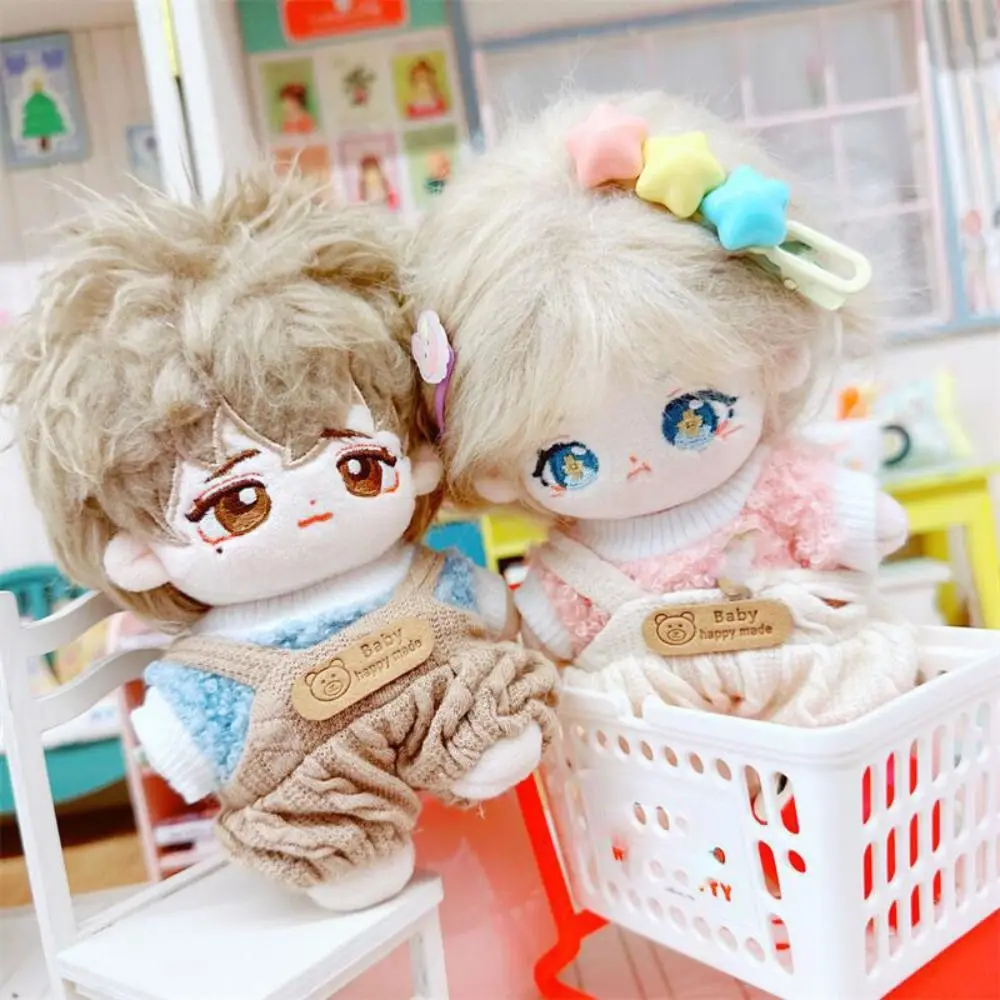 Cute Doll T-shirt Clothes High Quality Candy Color Mini Mini Clothes Suits Dolls Toys Accessories 10cm Cotton Doll