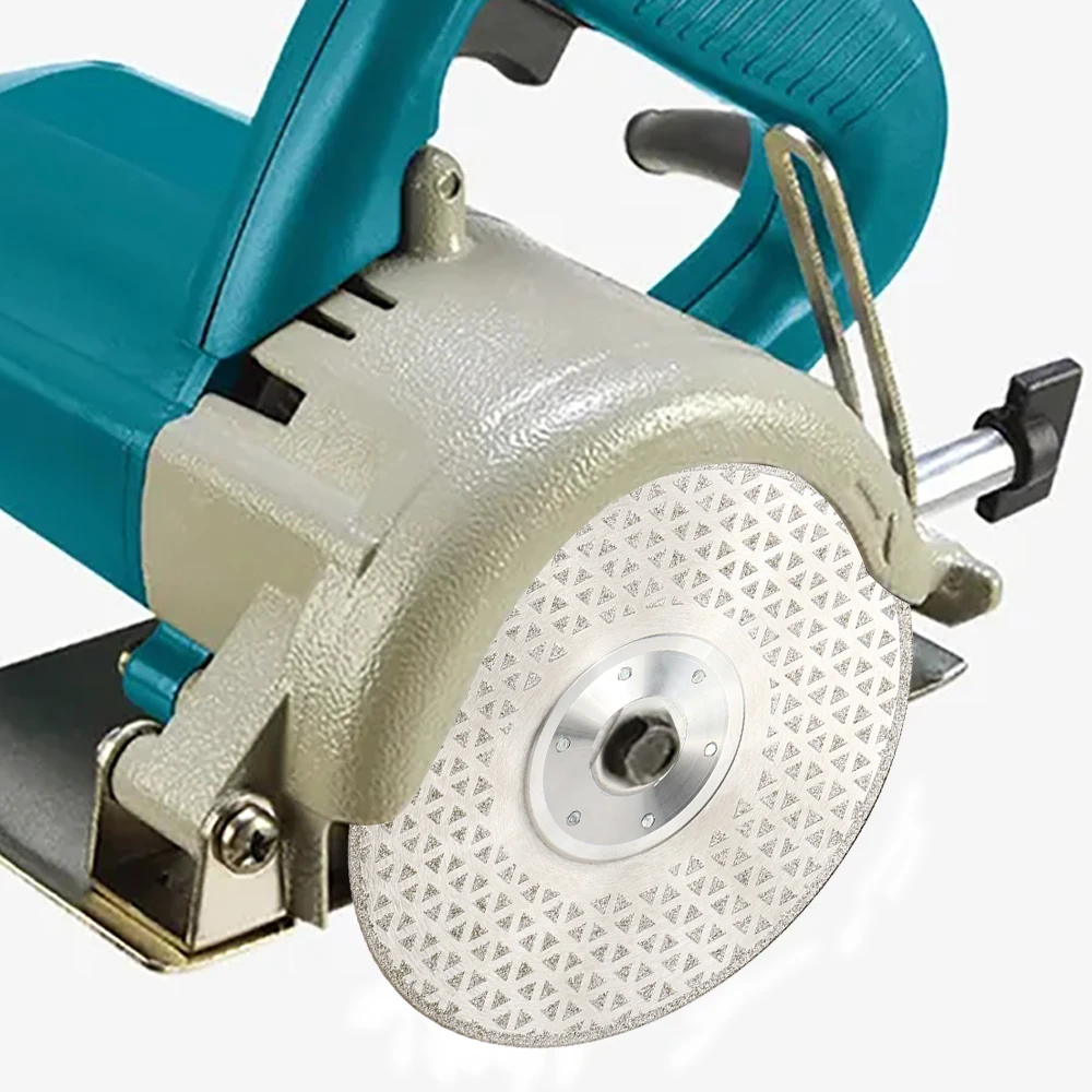 Gegalvaniseerde dubbelzijdige doorslijpschijf Diamantzaagblad Haakse slijper Slijpschijf voor marmeren granieten tegels en beton