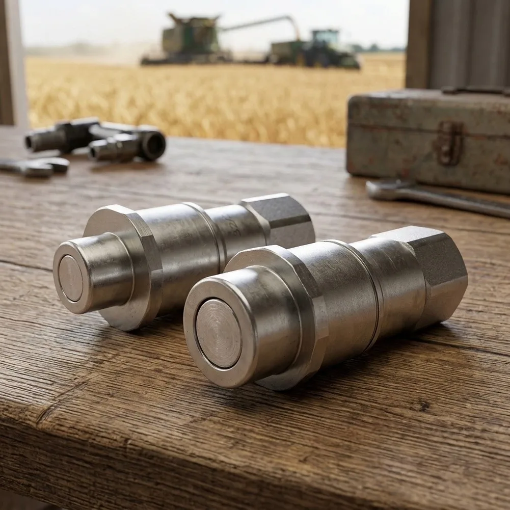 Hydraulic Quick Coupler Kit AH225669 AH225668 For 615R 618F 620F 630R Female Thread Pipe Fitting For Hydraulic Applications