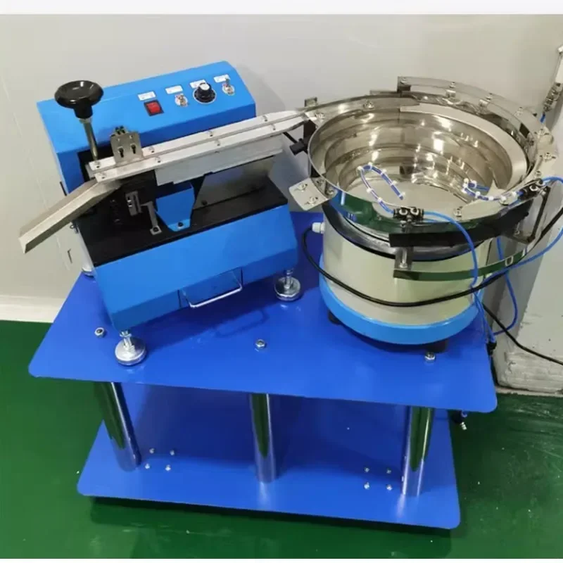 Automatic Bulk Capacitance Pin Clipper Electronic Components Vibrating Disc Frame Triode LED Pin Clipper Blade Cutting Machine