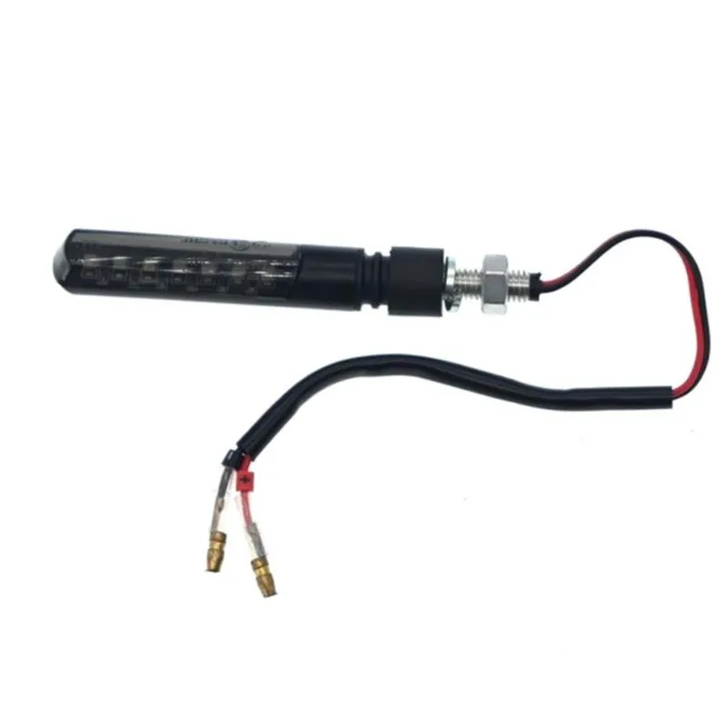 NCSMT Universal Motorcycle Turn Signal Lights 12V 2W 7SMD LED Indicator Lights Dynamic Flash Lights