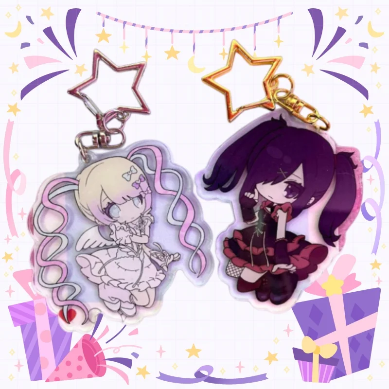 

5Cm Anime Hd Keychain Pendant for Needy Streamer Overload Ame-Chan Backpack Pendant Creativity Exquisite Gifts Toys Pendant