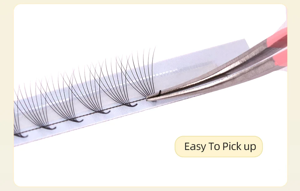 Lashprofessor 8–15 mm vorgefertigte Volumenfächer 3D/6D/8D/14D Sharp Narrow Base Lash Promade Russian Pointy Stem Wimpernverlängerung Zilien – Detail 10
