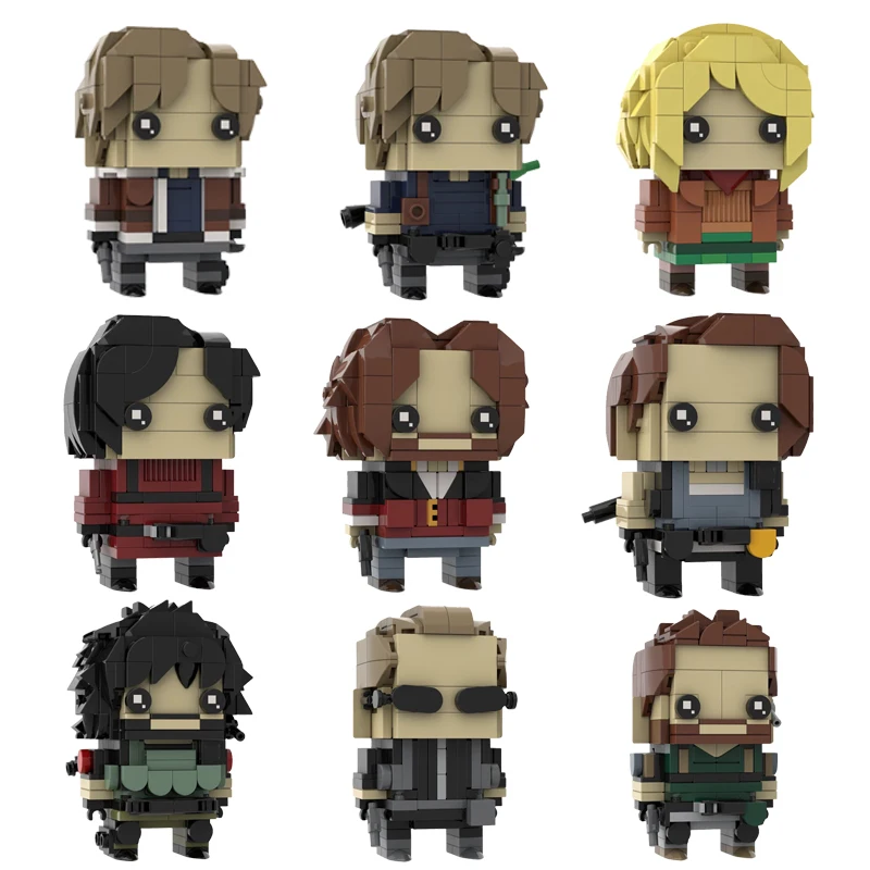 Image of Mymocs Ideas Biohazard-MOC Residenten-Krisen-Film-Actionfiguren Bricks Headz Sets Desktop-Ornament Bausteine Spielzeug Geschenk
