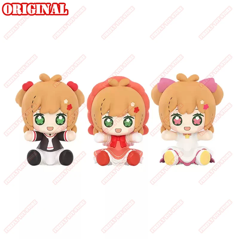 

Original Huggy Card Captor Sakura Animation Comic Peripheral Toys Fridge Magnets Anime Action Model Figures Collection