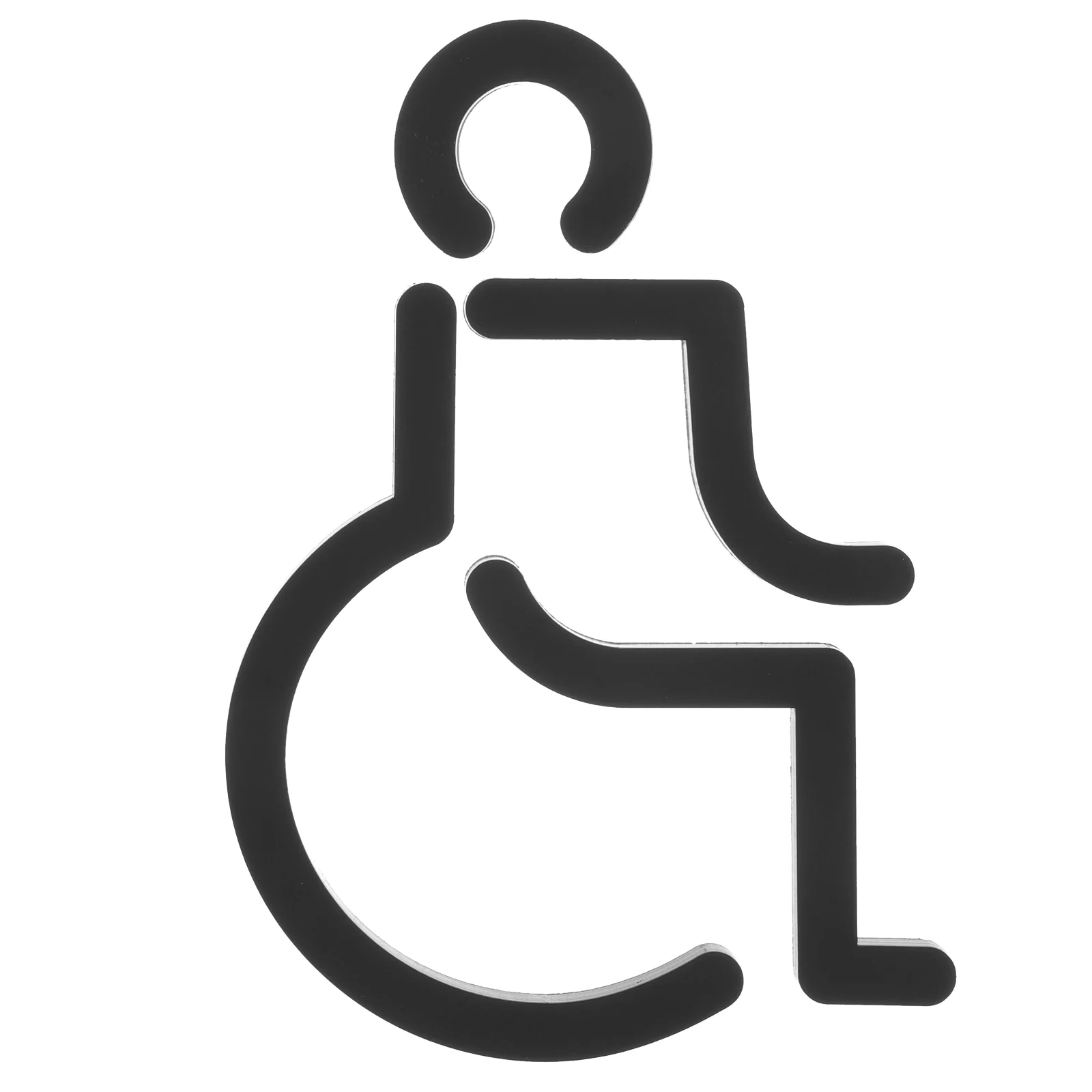 

Accessible Restroom Signage Disability Symbol Dedicated Disabled Wheelchair Wheelchairs