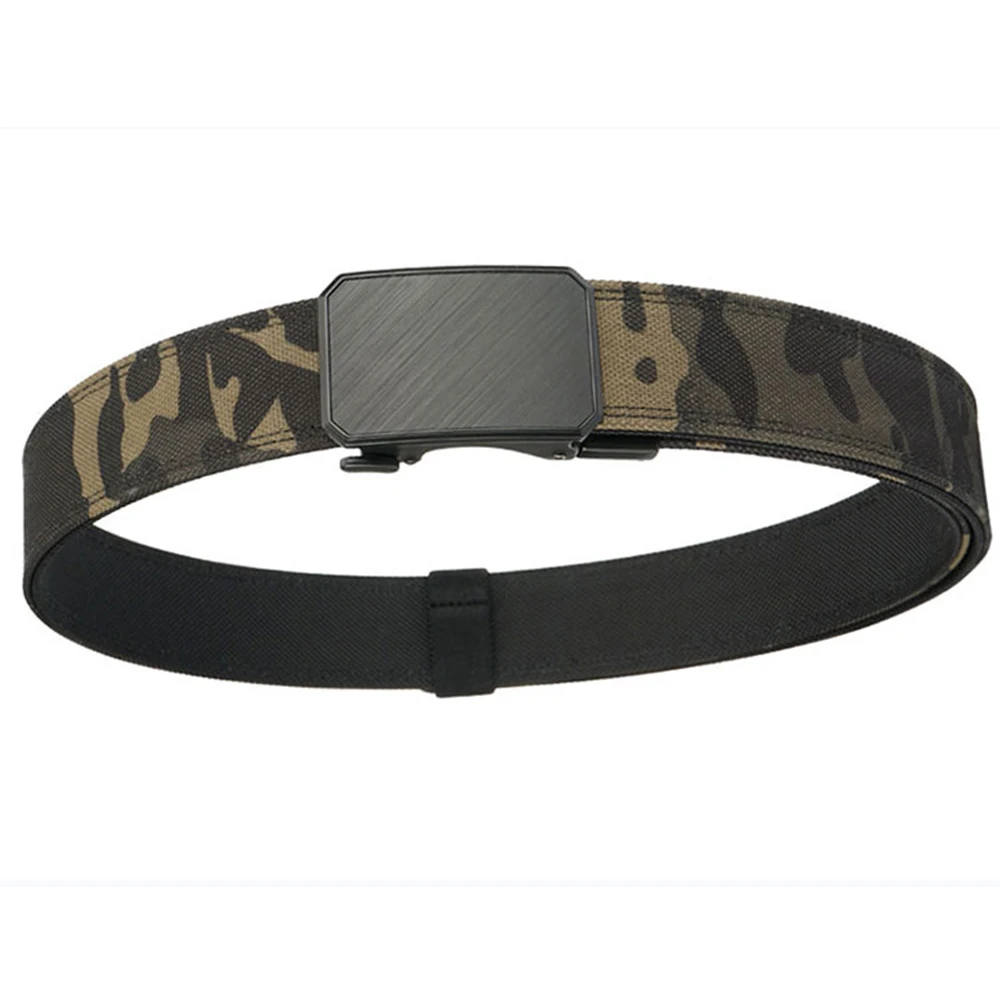 TUSHI New Hard Tactical Belt for Men 1100D Nylon Sturdy Metal Buckle Gun Belt Military Belt Outdoor Girdle IPSC Accessories Male