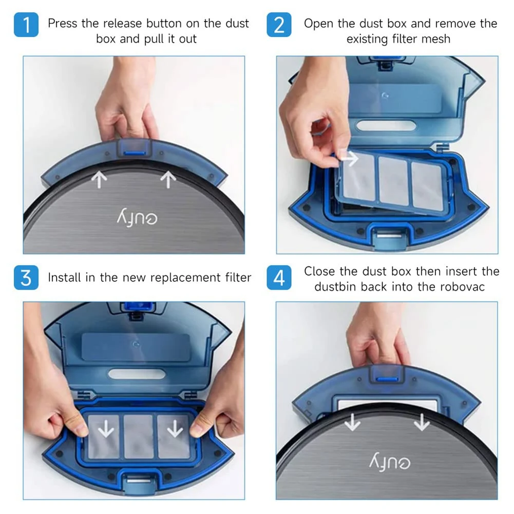 Piezas de repuesto para aspiradora robovac 11S, 12, 15T, 15C, 25C, 30, 30C, 35C Slim Carpet Robovac