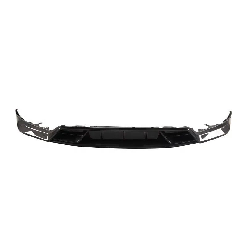 

For Porsche Cayenne Coupe 9YA 9YB 2018-2023 Upgrade PK Style Dry Carbon Fiber Front Bumper Lip Spoiler