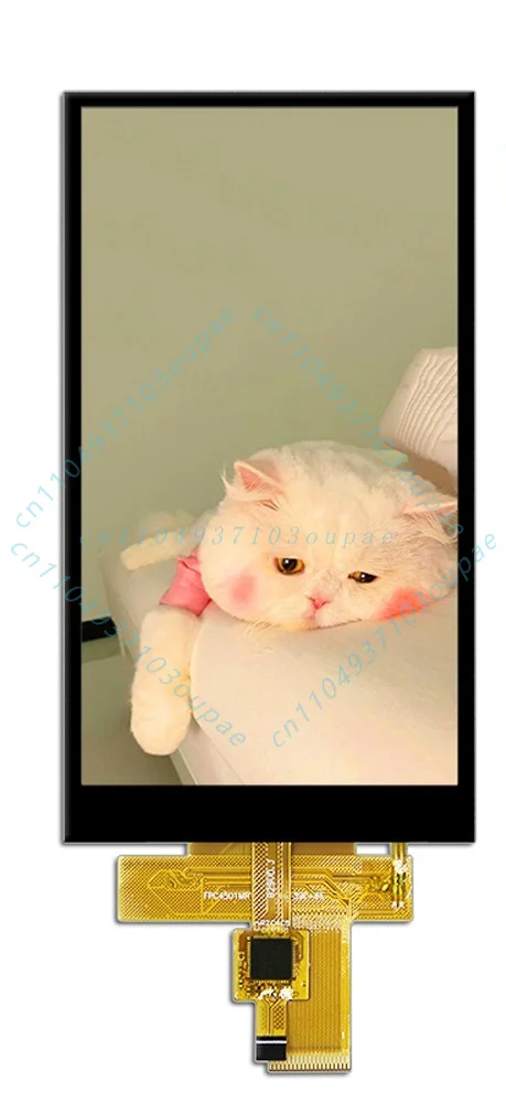 45-インチ-ips-tft-lcd-モジュール容量性タッチスクリーン全視野角-mipi-インターフェース-480-854-解像度ディスプレイパネル