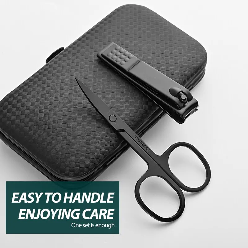 Home Nagelknipser, 7-teiliges Set, große Öffnung, Maniküre-Werkzeug, Unisex, Mini, kompakt, Geschenk, Augenbrauen-Clip-Pinzette