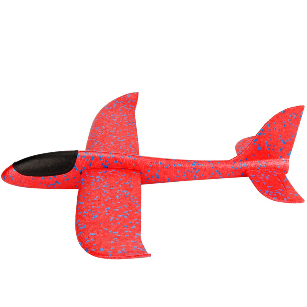 Airplane Model Manual Throwing Whirly Flying Glider Planes for Children Kids Playing (Orange) kids plane toys