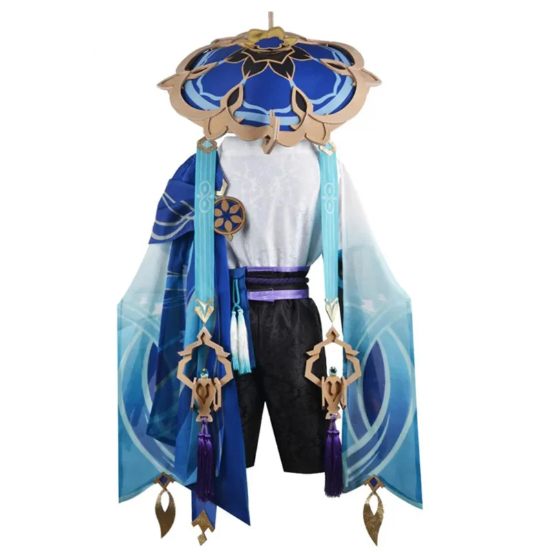 Wanderer Scaramouche Cosplay Game Cosplay Costume Balladeer Hat Uniform Kunikuzushi Halloween Carnival Party Clothes Anime