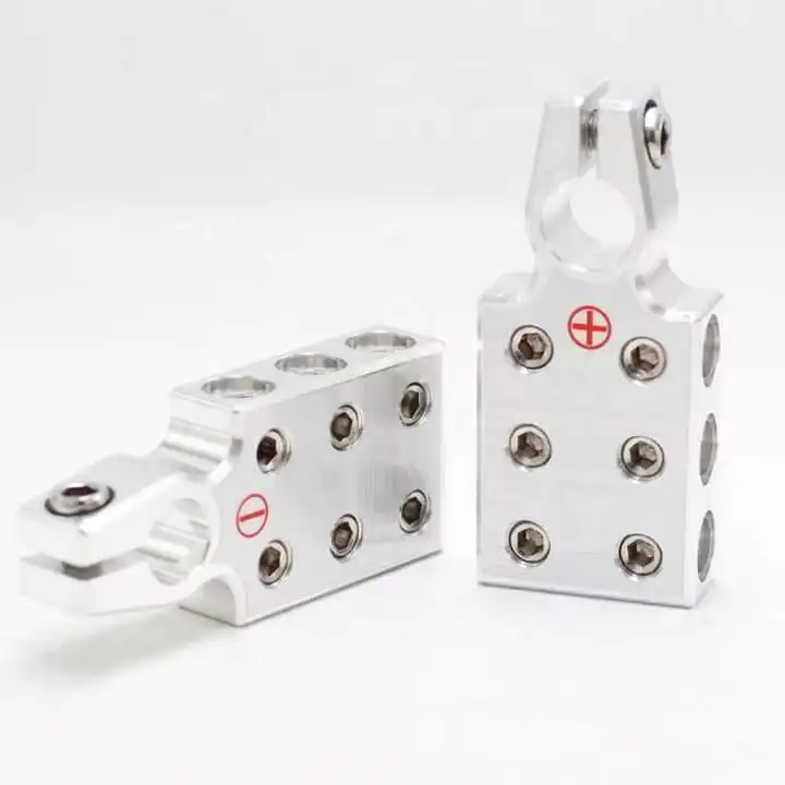 12Way Positive Negative Car Clamp Terminal Aluminum Alloy Battery Clip Connector For Auto