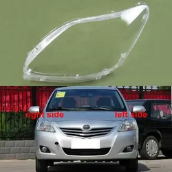 Toyota Vios 2008 2009 2010 2011 2012 2013 전면 헤드 램프 커버 헤드 라이트 쉘 투명 전등갓 램프 렌즈 플렉시 글라스