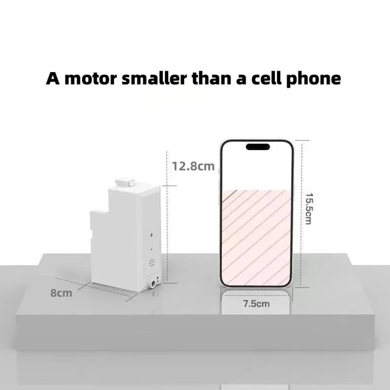 Zestaw gąsienicowy Tuya Smart Life Mini Curtain Motor nadaje się do montażu pochylanego okien