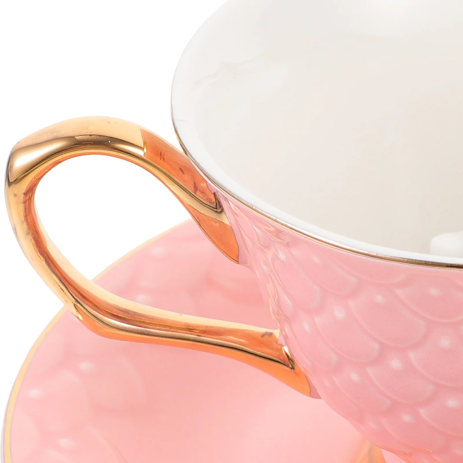 

Coffee Mug Drinking Cup Ceramic With Saucer Cappuccino Cups and Saucers Household