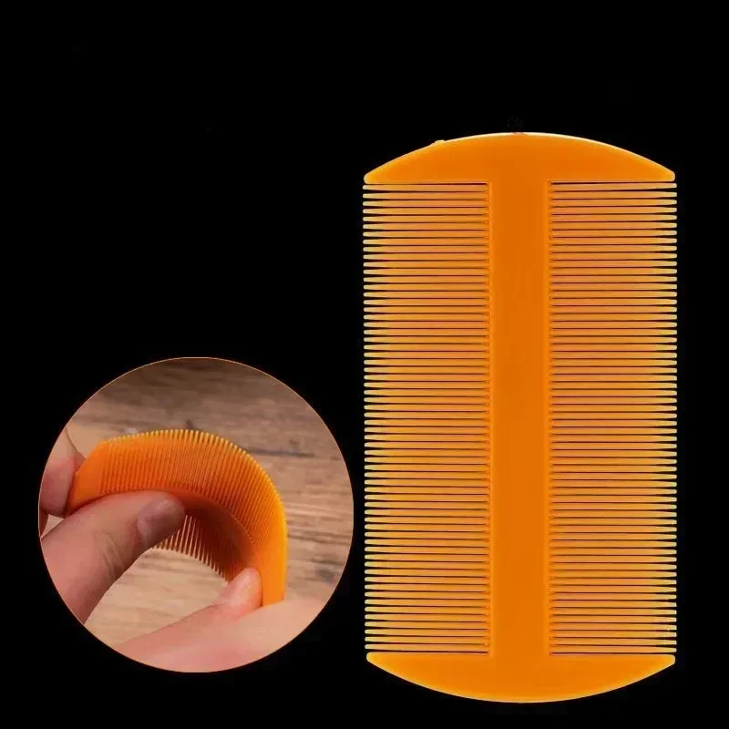 2Pcs Head Lice Comb Protable Fine Tooth Heads Lice Flea Nit Hair Combs Double Side Comb Sided Hair Combs for Kids Children