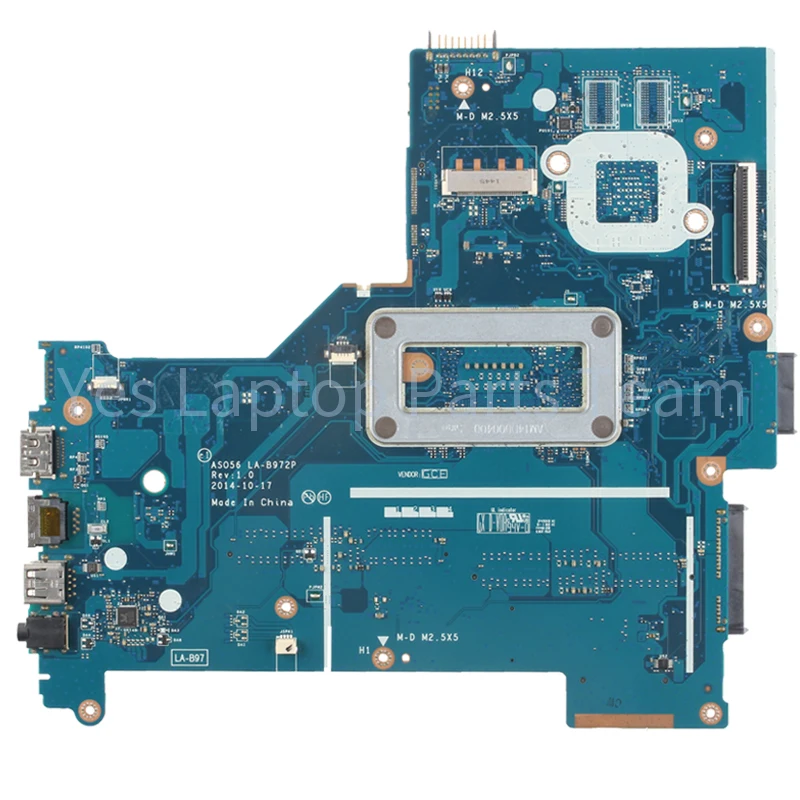 LA-B972P For HP Pavilion 15-R Laptop Mainboard I3-5010U I5-5200U 801860-501 790668-501 100％ Tested Notebook Motherboard