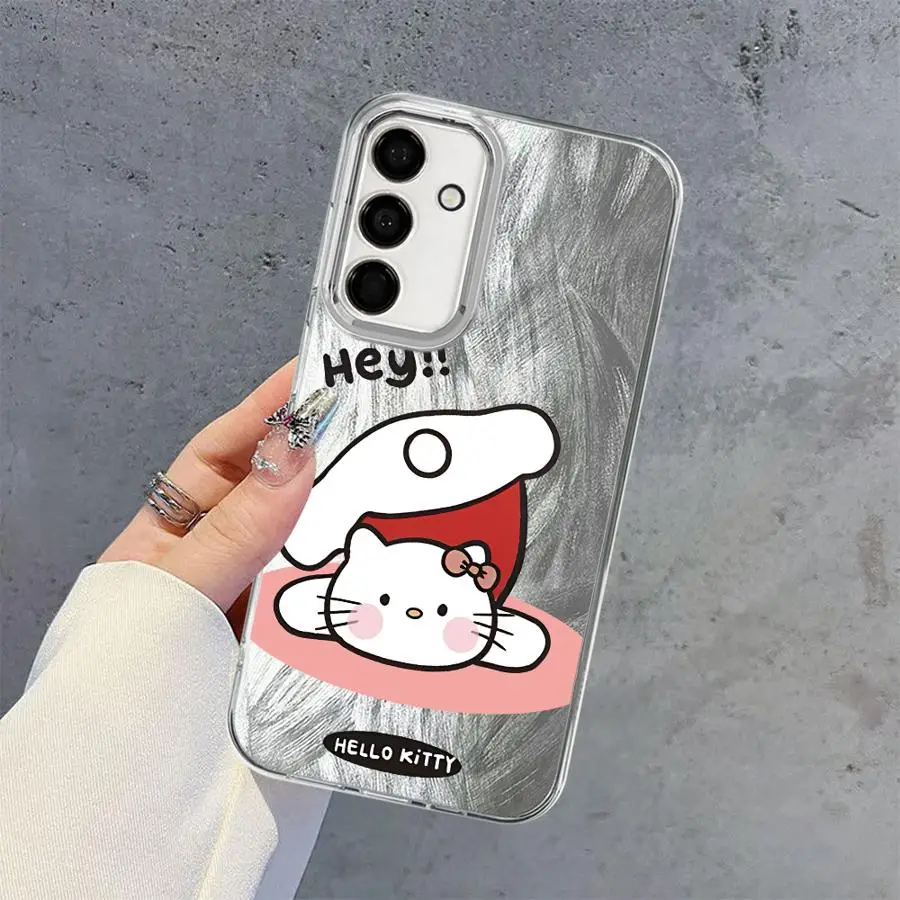 Cute Sanrio Hello Kitty Soft Cover Phone Case for Samsung Galaxy A33 A34 A26 A35 A36 A13 A14 A51 A52 A23 A21s A24 A15 A16 A55