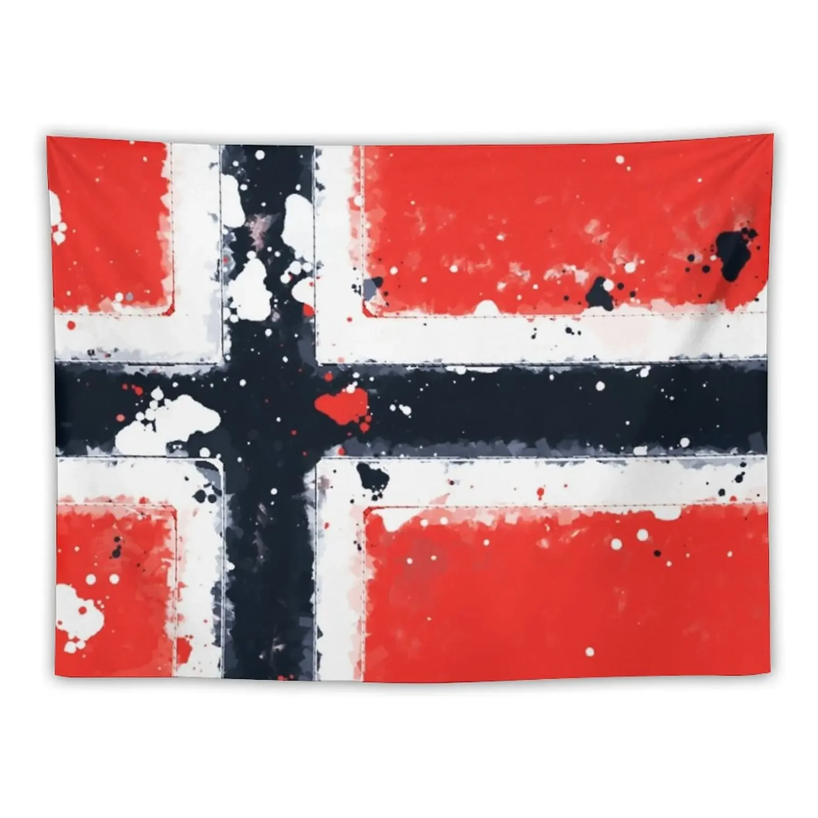 

Norway Grunge Flag Tapestry Home Decorators Decorative Wall Mural Tapestry