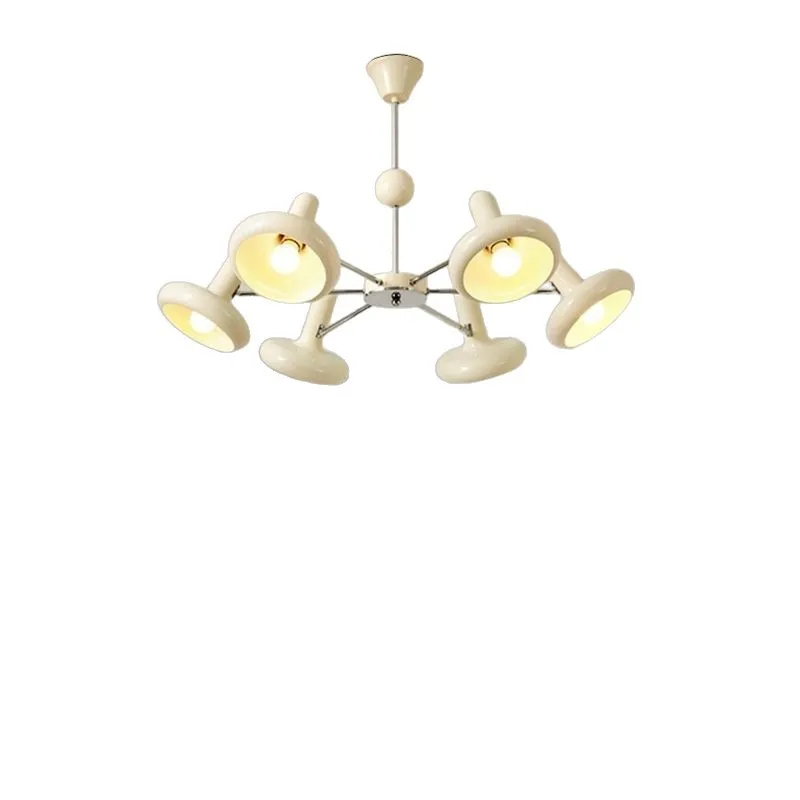 

Living room chandelier Bauhaus vintage modern simple year new cream style designer bedroom dining room lamp