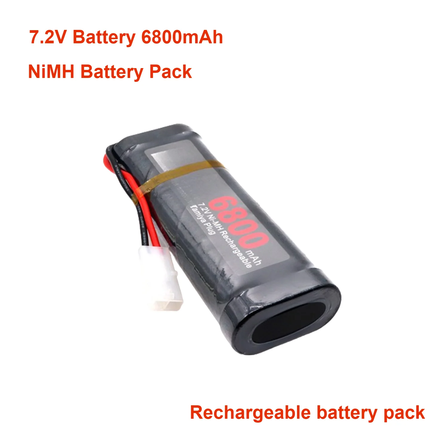 New 7.2V Battery 6800mAh For RC Car Truck Tank Ni Mh Batterias Grey Dinner Power Supply NiMH Battery Pack