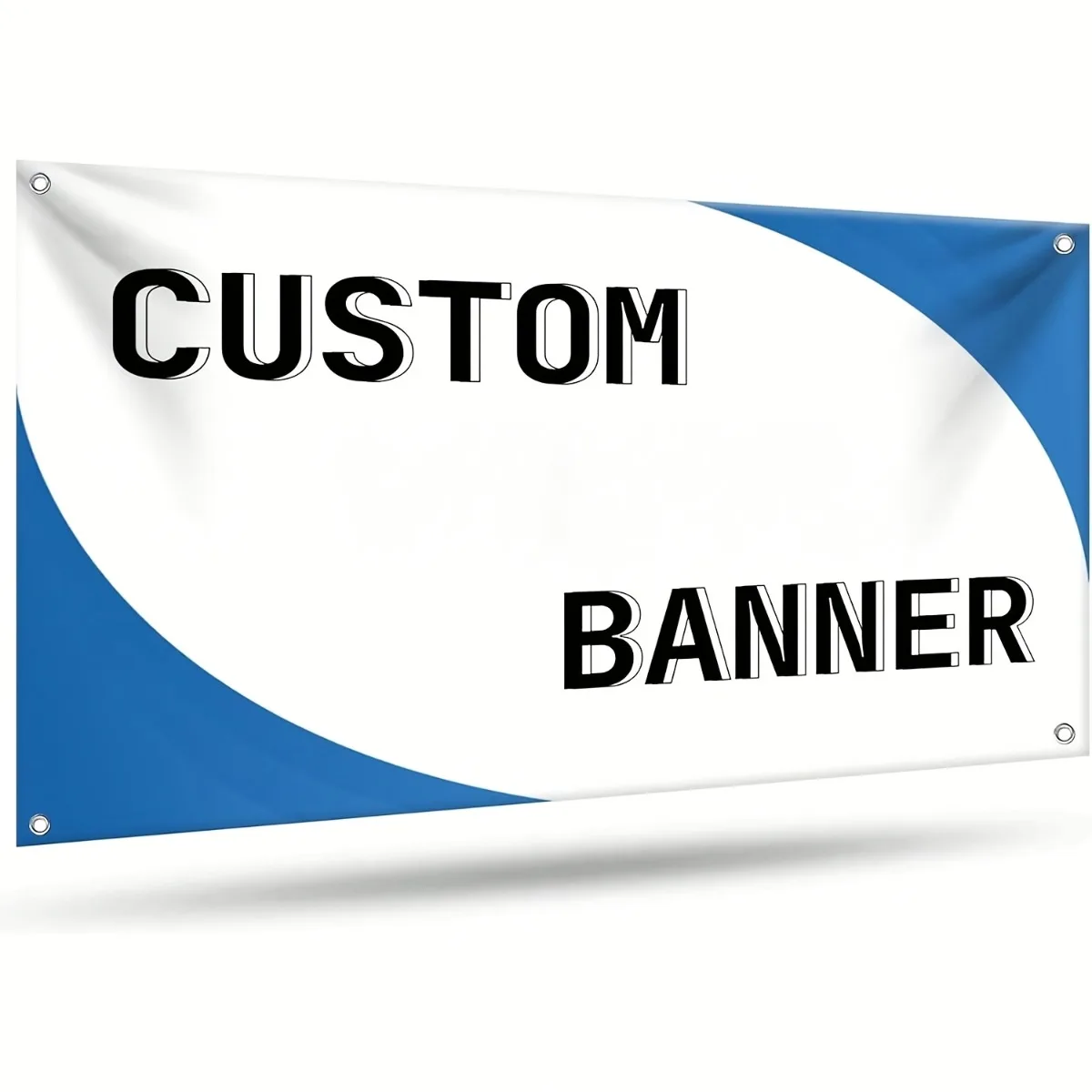 Custom Banner 89x180cm Personalized HD Print Sign with 4 Grommets for Birthday Trade Show Advertising