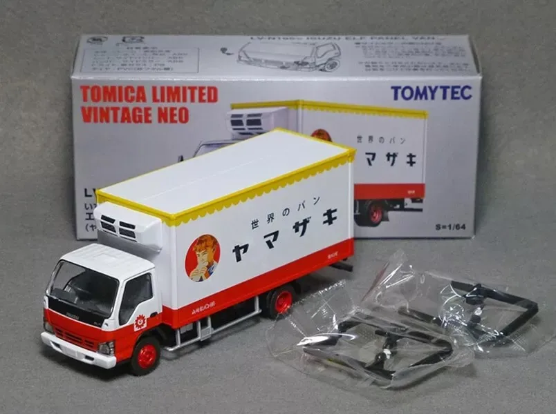 Tomytec Tomy Tomica Vintage NEO LV-N195b ELF Yamasaki Bakery Van 1/64 Diecast Collection طبعة محدودة هواية اللعب