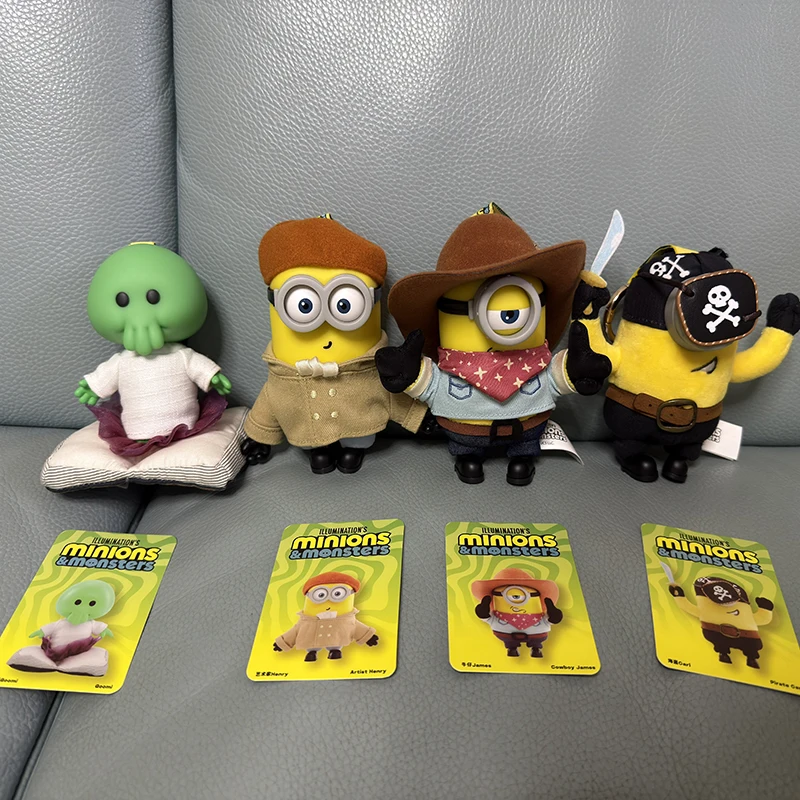 52TOYS Minions & Monster Serie Blindbox-Figuren, Sammelbare Spielzeugpackungen, Niedliche Überraschungsgeschenk-Ornamente