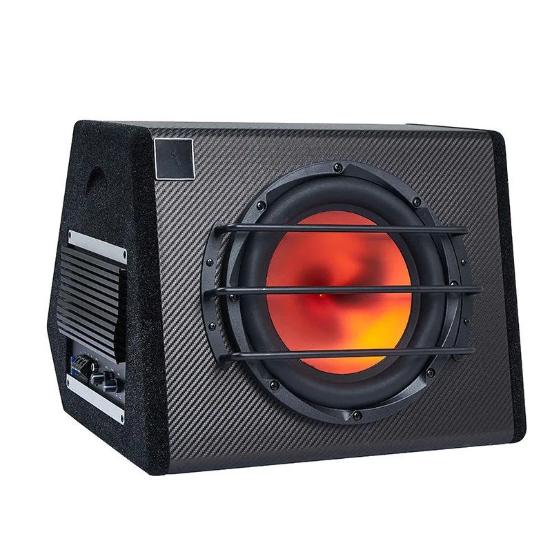 10-inch trapezoidal active subwoofer under seat active subwoofer car audio