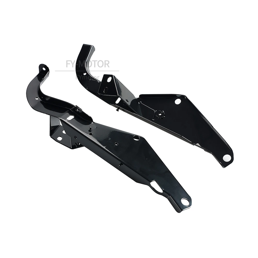 Zewnętrzna głowica motocykla Batwing Fairing wspornik pomocniczy pasuje do Harley Electra Glide FLHT i przemieszczanie się po ulicy FLHX 1996-2013 — zdjęcie 3