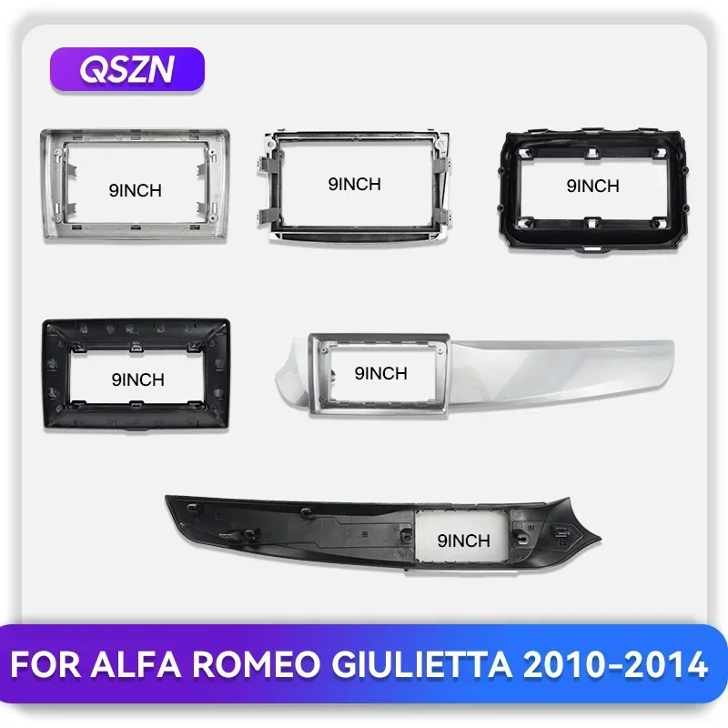 

QSZN car radio frame Car player frame Android screen frame For Alfa Romeo Giulietta 2010-2014 year-9inch