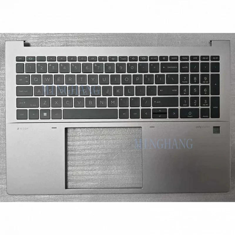 M  for HP ZBOOK FURY 16 G9 Laptop C Cover Backlight keyboard US Silvery gray